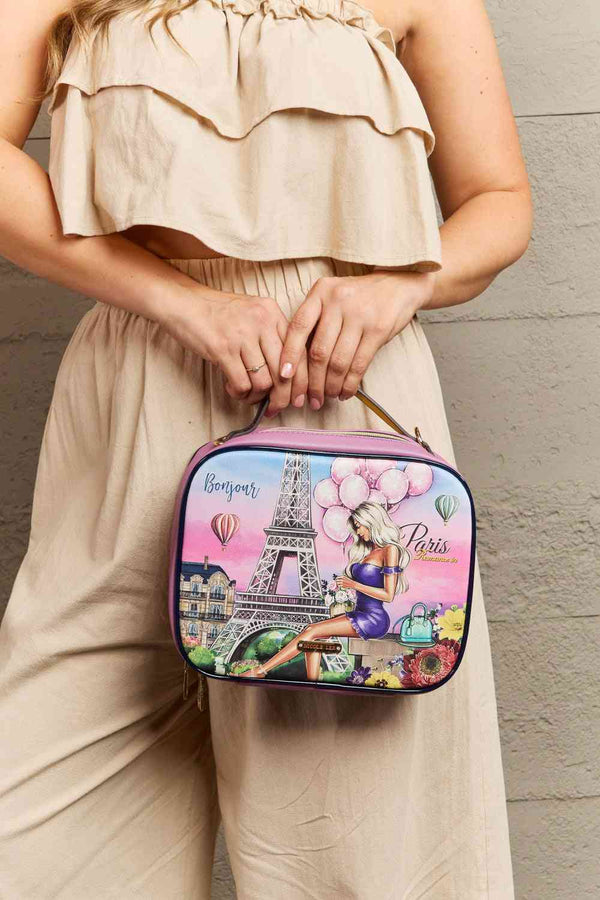  Printed Handbag with Three Pouches Bazaarbey