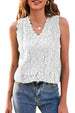 Lace V-Neck Tank Bazaarbey