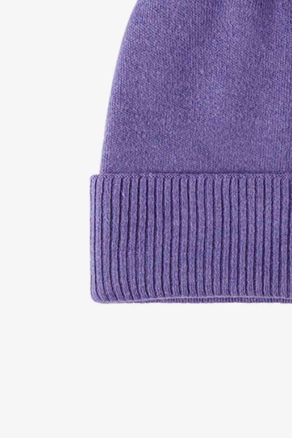 Cuff Knitted Beanie Trendsi