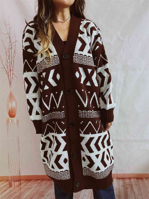  Button Front  Cardigan Trendsi