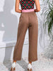 Cropped Straight Leg Pants Bazaarbey