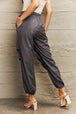 Drawstring Waist Pants with Pockets Bazaarbey