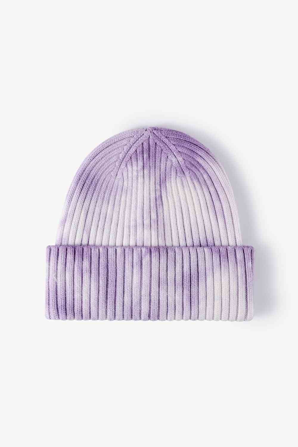 Tie-Dye Ribbed Cuffed Beanie Trendsi