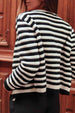 Striped Button Down Cardigan Bazaarbey