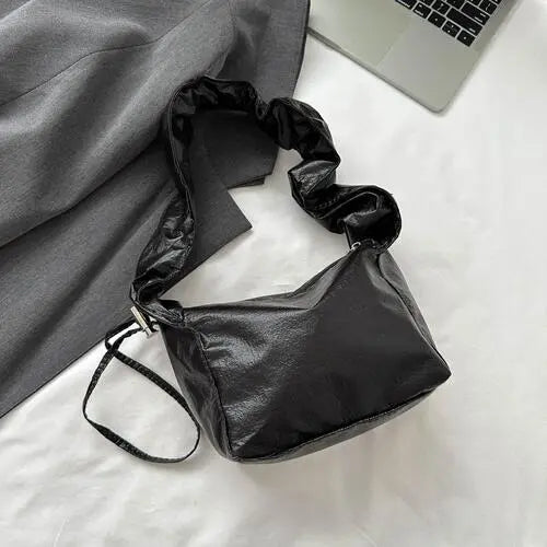 PU Leather Drawstring Shoulder Bag Trendsi