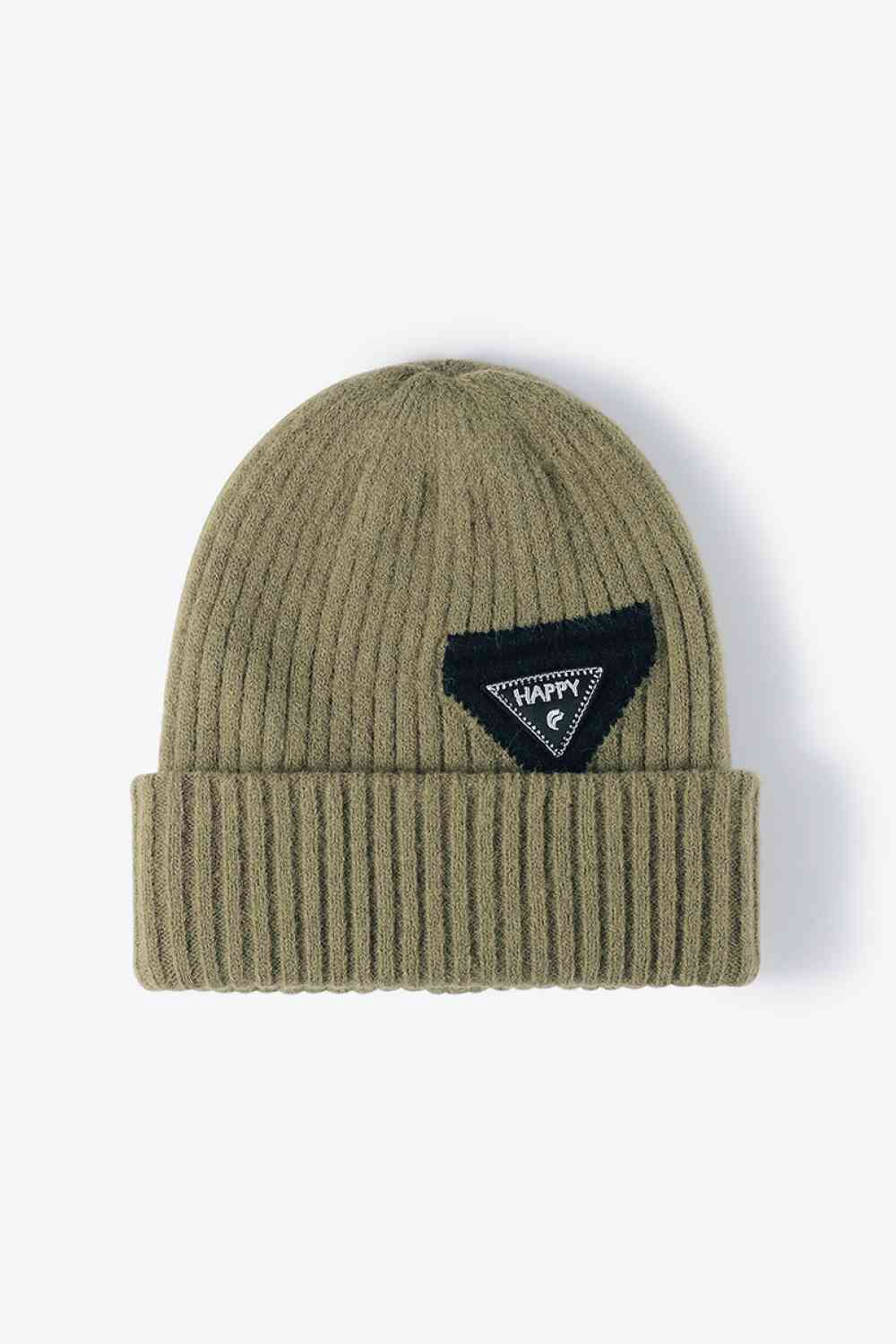 HAPPY Contrast Beanie Trendsi