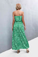 Strapless Split Maxi Dress Bazaarbey