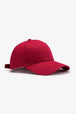 Plain Adjustable Cotton Baseball Cap Trendsi