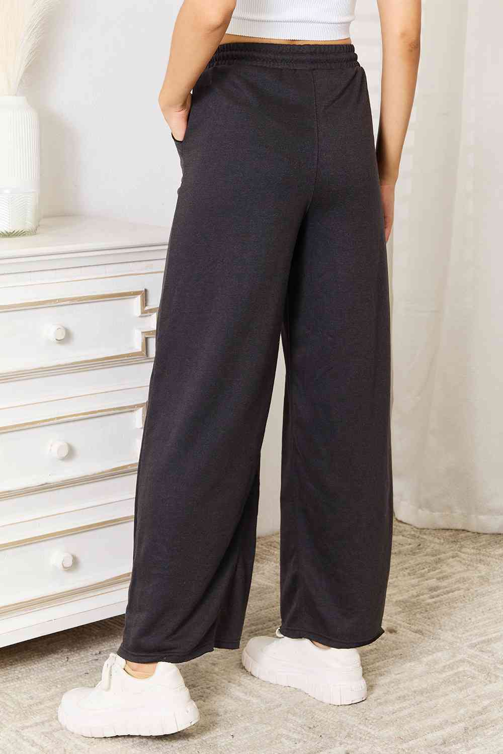  Wide Leg Pocketed Pants Bazaarbey