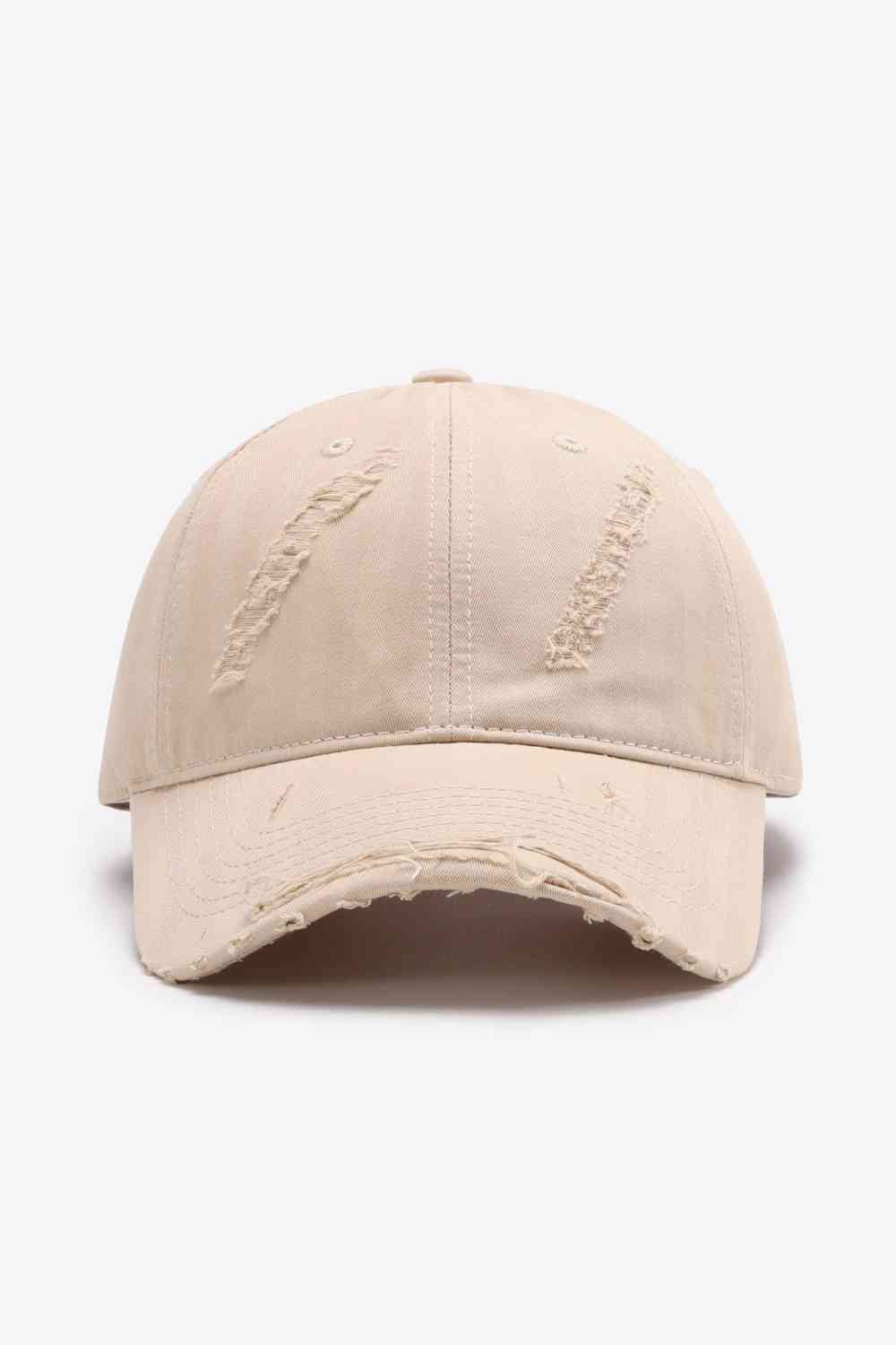 Distressed Adjustable Baseball Cap Trendsi