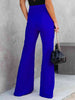 Front Slit Flare Leg Pants Bazaarbey