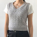  V-Neck Sweater Vest Trendsi