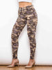 Full Size Camouflage Buttoned Leggings Bazaarbey