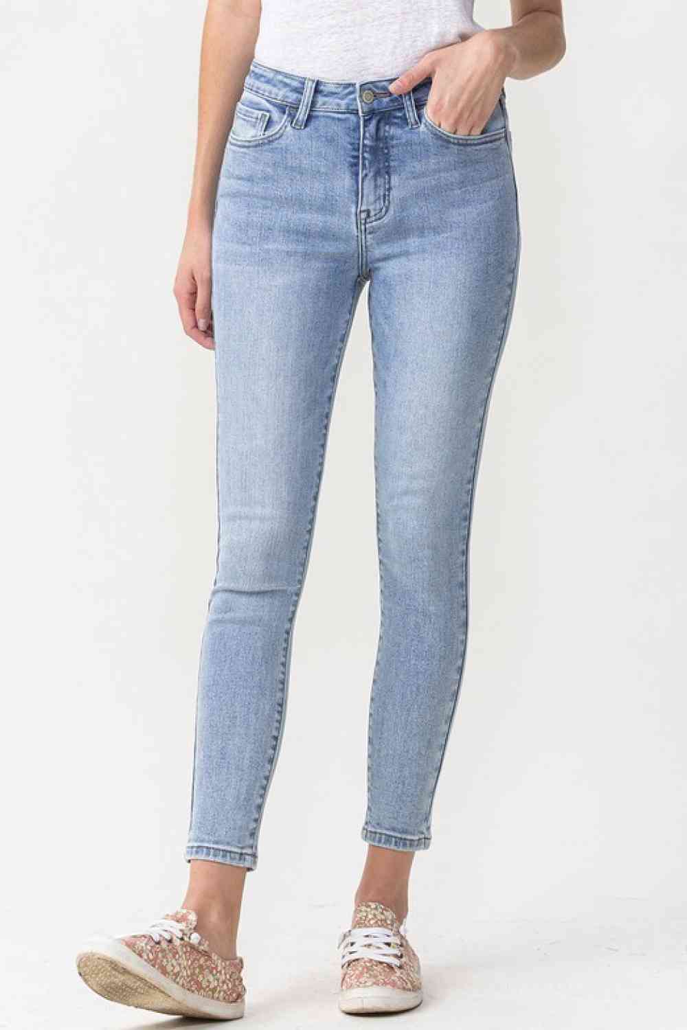   Talia High Rise Crop Skinny Jeans Trendsi