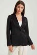 Long Sleeve Lapel Collar Blazer Trendsi