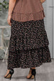 Plus Size Ditsy Floral Layered Maxi Skirt Trendsi