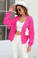   Trim Open Front Cardigan Trendsi