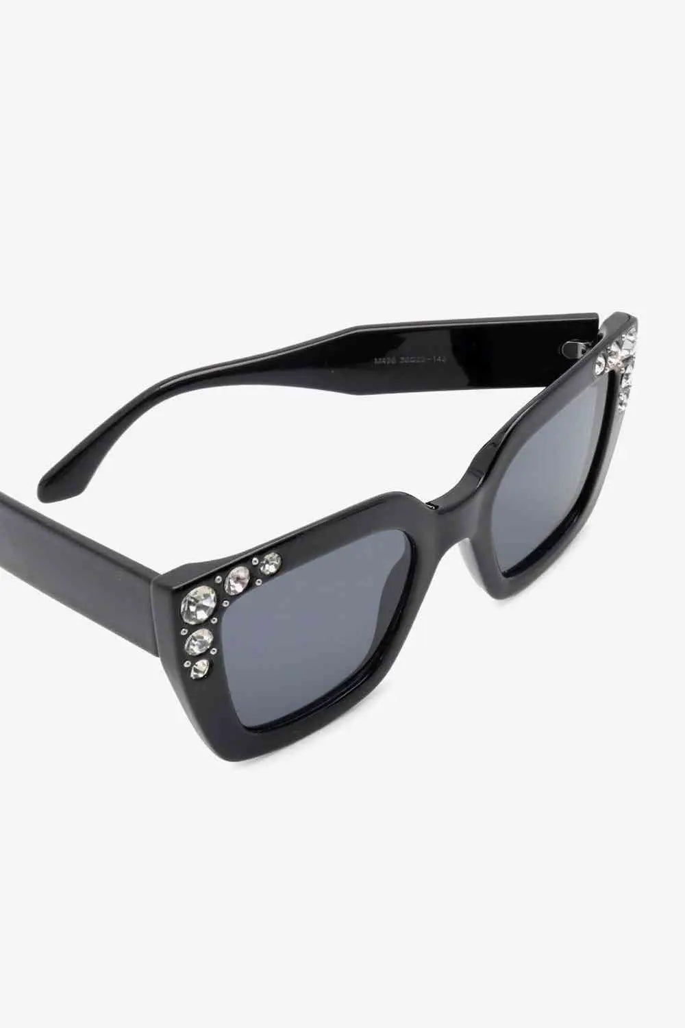 Inlaid Rhinestone ycarbonate Sunglasses Trendsi