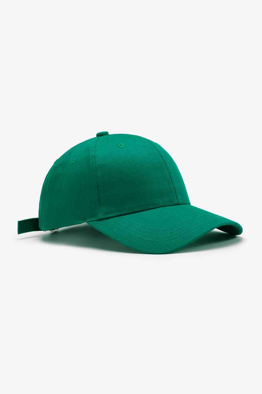 Plain Adjustable Cotton Baseball Cap Trendsi