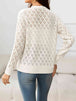  V-Neck Buttoned Knit Top Trendsi