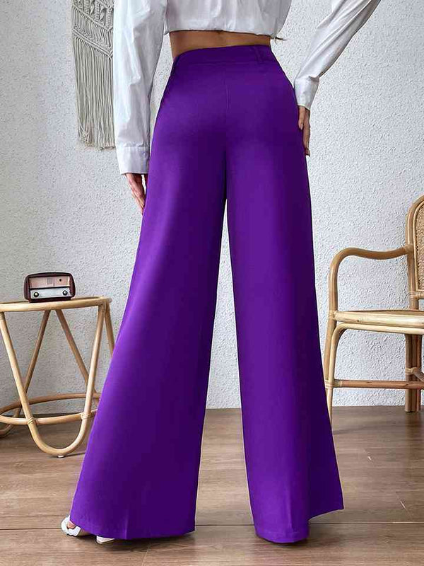 High Waist Wide Leg Pants Bazaarbey