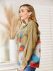 Dropped Shoulder Long Sleeve Printed Denim Jacket Bazaarbey