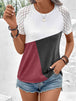   Round Neck Tee Trendsi