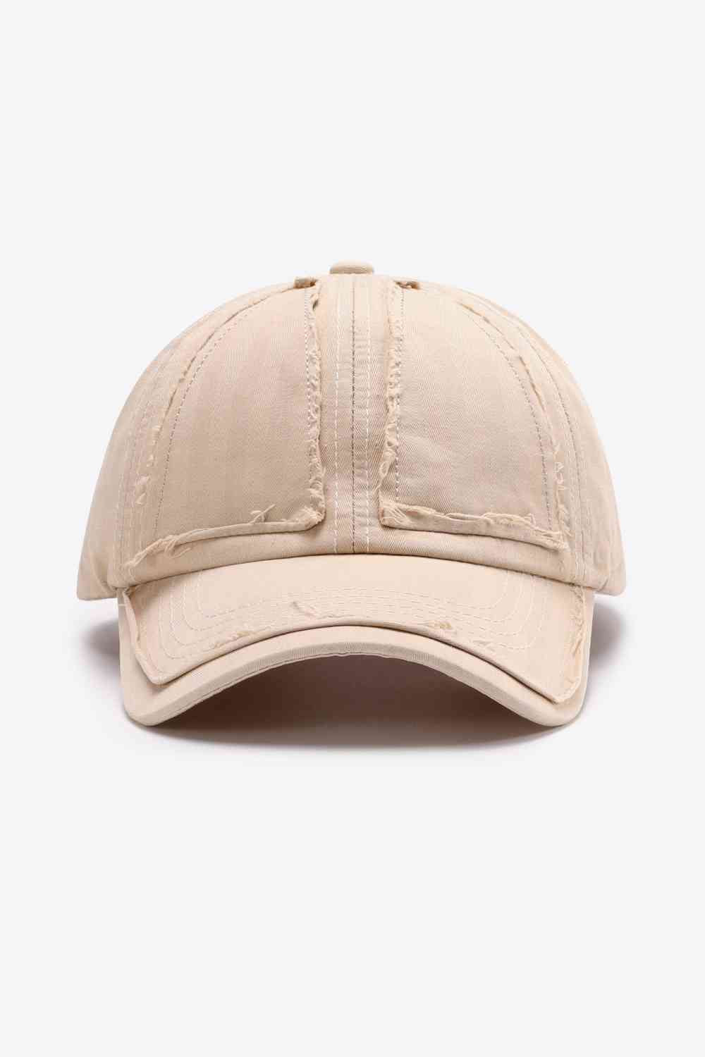 Distressed Adjustable Baseball Cap Trendsi