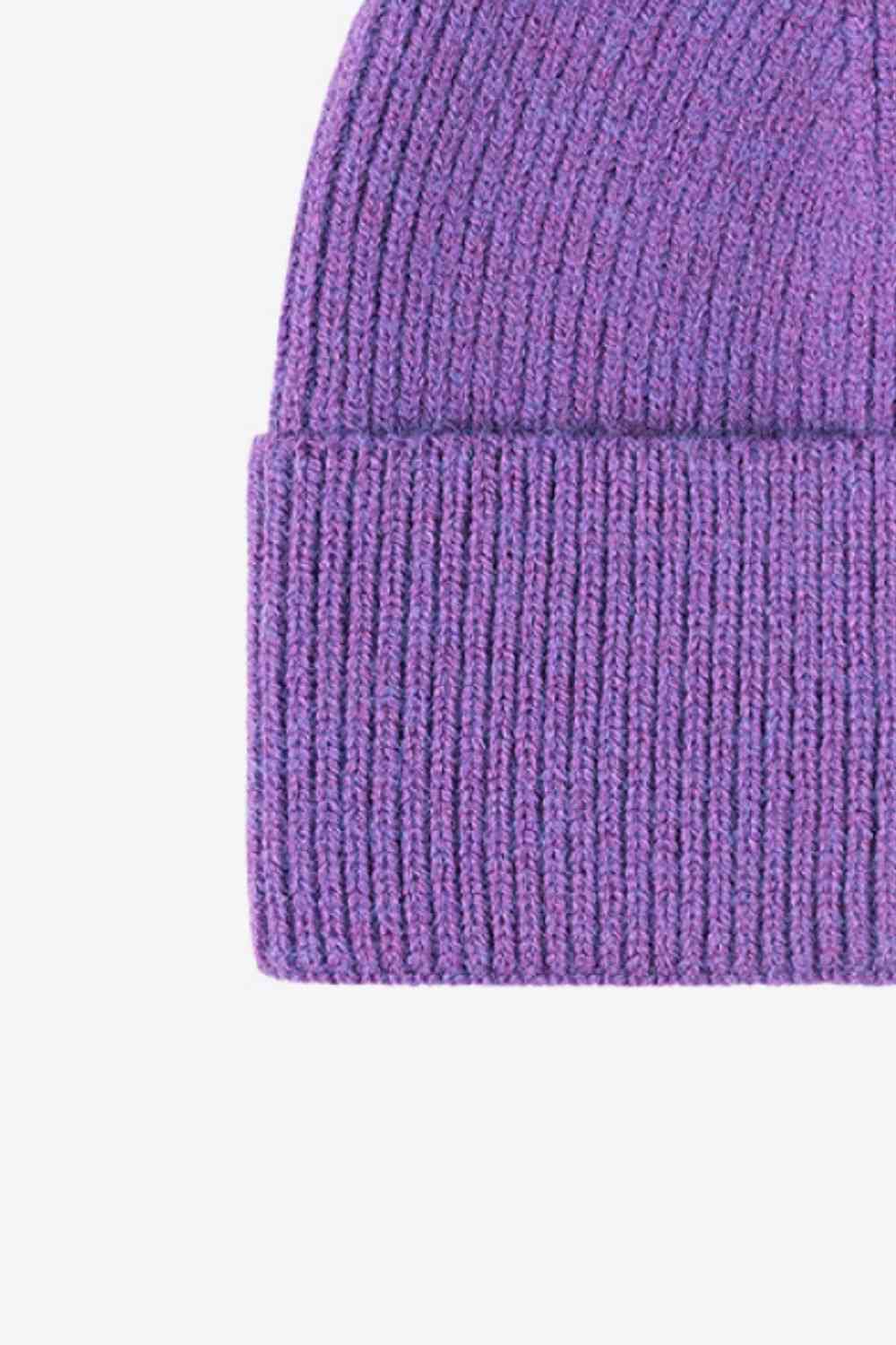 Warm In Chilly Days Knit Beanie Trendsi