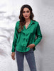 Collared Neck Buttoned Long Sleeve Shirt Bazaarbey