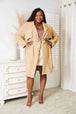   Tied Trench Coat with Pockets Trendsi