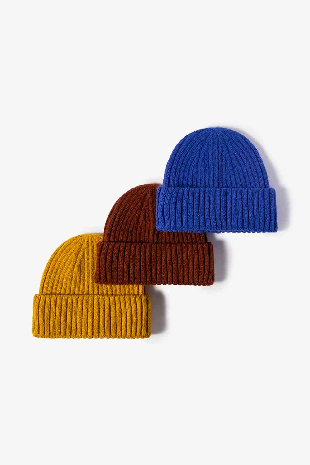 Rib-Knit Cuff Beanie Trendsi