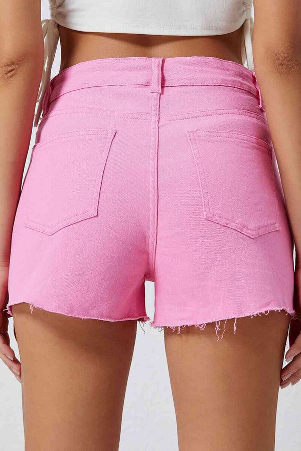 Distressed Denim Shorts Bazaarbey