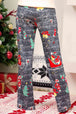 Christmas Straight Leg Pants Bazaarbey