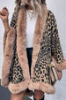 Leopard Open Front Poncho Bazaarbey