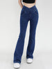 Wide Waistband Bootcut Jeans with Pockets Trendsi