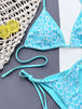  Print Halter Neck Tie Side Bikini Set Bazaarbey