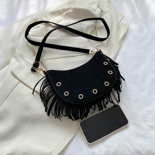 Fringe Detail Crossbody Bag Bazaarbey