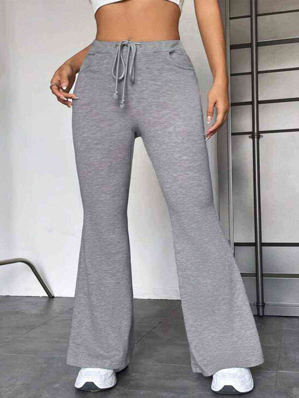 Drawstring Sweatpants with Pockets Bazaarbey