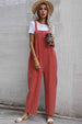 Wide Leg Overalls with Front Pockets Bazaarbey