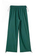 Drawstring Waist Pants with Pockets Bazaarbey