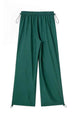 Drawstring Waist Pants with Pockets Bazaarbey