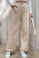 Center Seam Wide Leg Pants Bazaarbey