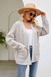  Long Sleeve Cardigan with Pockets Trendsi