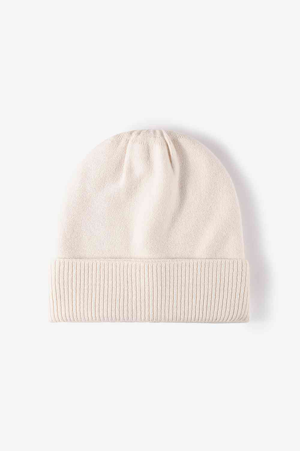 Cuff Knitted Beanie Trendsi