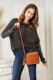  PU Leather Crossbody Bag with Tassel Trendsi