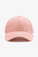 Plain Adjustable Cotton Baseball Cap Trendsi