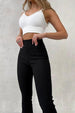 High Waist Flare Pants Bazaarbey