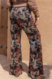  Printed Wide Leg Long Pants Bazaarbey