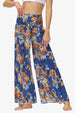 Floral Tie-Waist Tiered Culottes Bazaarbey